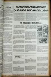 Página do jornal Unitário de dezembro de 1972