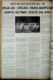Página do jornal Unitário de dezembro de 1972