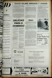 Página do jornal Unitário de dezembro de 1972