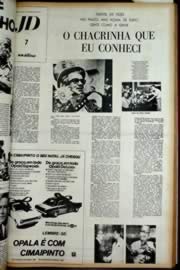 Página do jornal Unitário de dezembro de 1972
