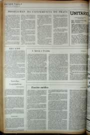 Página do jornal Unitário de dezembro de 1972