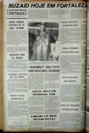Página do jornal Unitário de dezembro de 1972