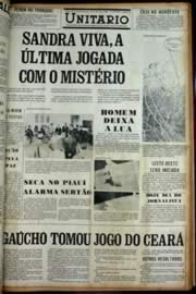 Página do jornal Unitário de dezembro de 1972