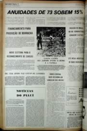 Página do jornal Unitário de dezembro de 1972