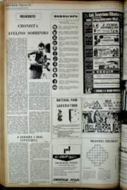 Página do jornal Unitário de dezembro de 1972