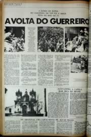 Página do jornal Unitário de dezembro de 1972