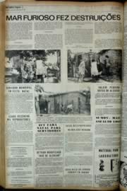 Página do jornal Unitário de dezembro de 1972