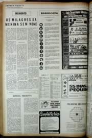 Página do jornal Unitário de dezembro de 1972
