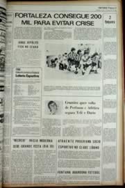 Página do jornal Unitário de dezembro de 1972