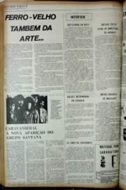 Página do jornal Unitário de dezembro de 1972