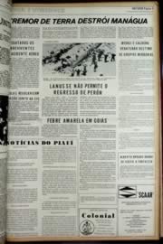 Página do jornal Unitário de dezembro de 1972