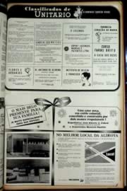 Página do jornal Unitário de dezembro de 1972