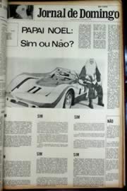 Página do jornal Unitário de dezembro de 1972