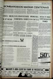 Página do jornal Unitário de dezembro de 1972