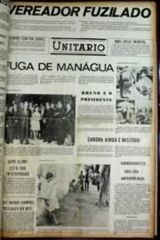 Página do jornal Unitário de dezembro de 1972