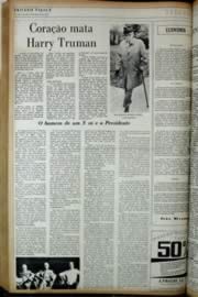Página do jornal Unitário de dezembro de 1972