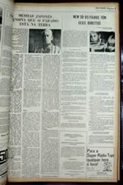 Página do jornal Unitário de dezembro de 1972