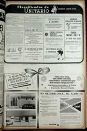 Página do jornal Unitário de dezembro de 1972