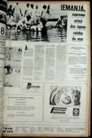Página do jornal Unitário de dezembro de 1972