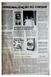 Página do jornal Unitário de julho de 1975