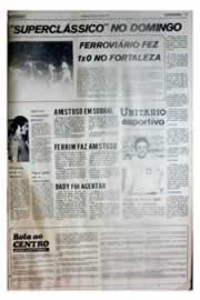 Página do jornal Unitário de julho de 1975