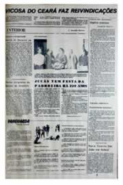 Página do jornal Unitário de julho de 1975