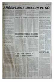 Página do jornal Unitário de julho de 1975