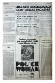 Página do jornal Unitário de julho de 1975