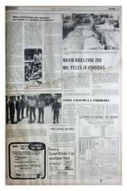 Página do jornal Unitário de julho de 1975