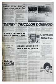 Página do jornal Unitário de julho de 1975