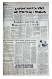 Página do jornal Unitário de julho de 1975