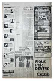 Página do jornal Unitário de julho de 1975