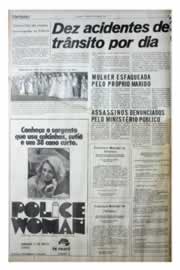 Página do jornal Unitário de julho de 1975
