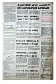 Página do jornal Unitário de julho de 1975