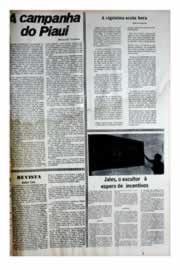 Página do jornal Unitário de julho de 1975