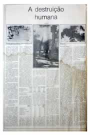 Página do jornal Unitário de agosto de 1975