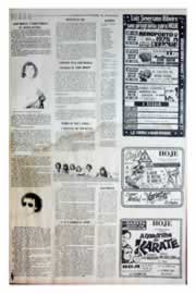 Página do jornal Unitário de agosto de 1975