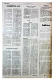 Página do jornal Unitário de agosto de 1975