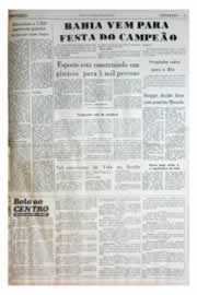 Página do jornal Unitário de agosto de 1975