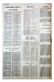 Página do jornal Unitário de agosto de 1975