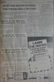 Página do jornal Unitário de agosto de 1975