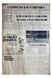 Página do jornal Unitário de agosto de 1975