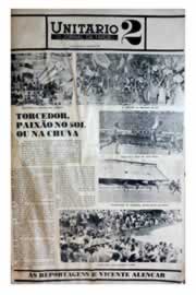 Página do jornal Unitário de agosto de 1975