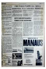 Página do jornal Unitário de novembro de 1975