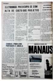 Página do jornal Unitário de novembro de 1975