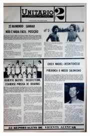 Página do jornal Unitário de novembro de 1975