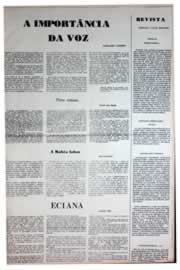 Página do jornal Unitário de novembro de 1975