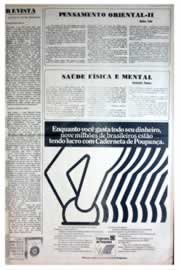 Página do jornal Unitário de novembro de 1975