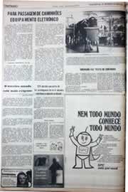Página do jornal Unitário de novembro de 1975