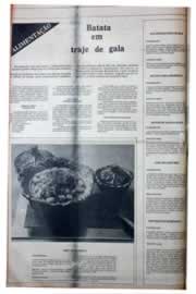 Página do jornal Unitário de novembro de 1975